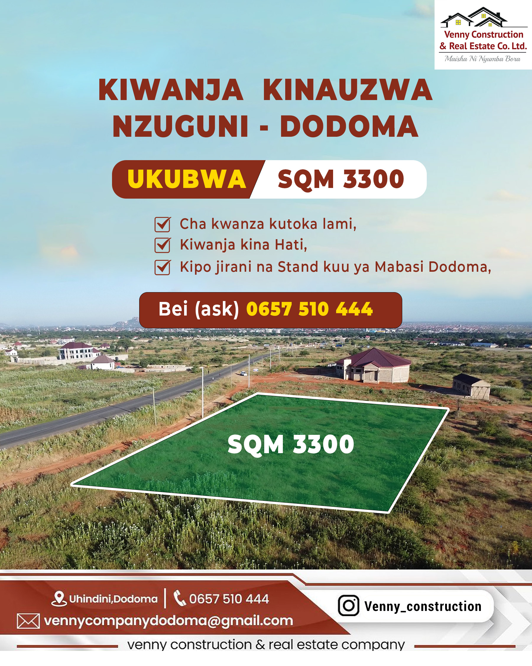 KIWANJA KINAUZWA NZUGUNI DODOMA — image 1